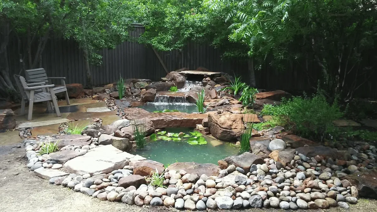 Conroy's Lawn & Landscape Water Features & Drainage project in Keller TX