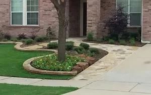 Stone Borders Retaining Walls and Patios